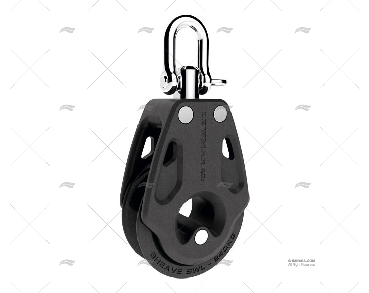CONTROL PULLEY T4 SIMPLE BLACK