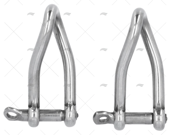 MANILHA REVIRADO AISI-316 04mm (2un)