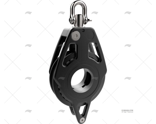 POLIA RACING SIMPLES T/60 COM FIXAÇÃO LEWMAR