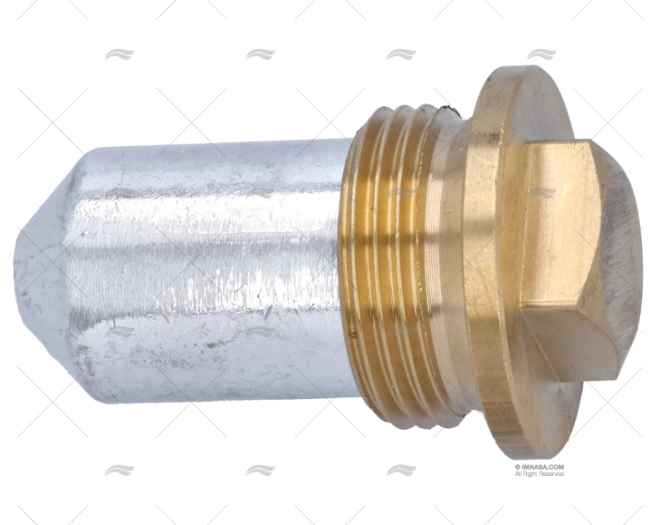 ANODO ZINC VOLV. ROSCA COMPLETA 1"GAS
