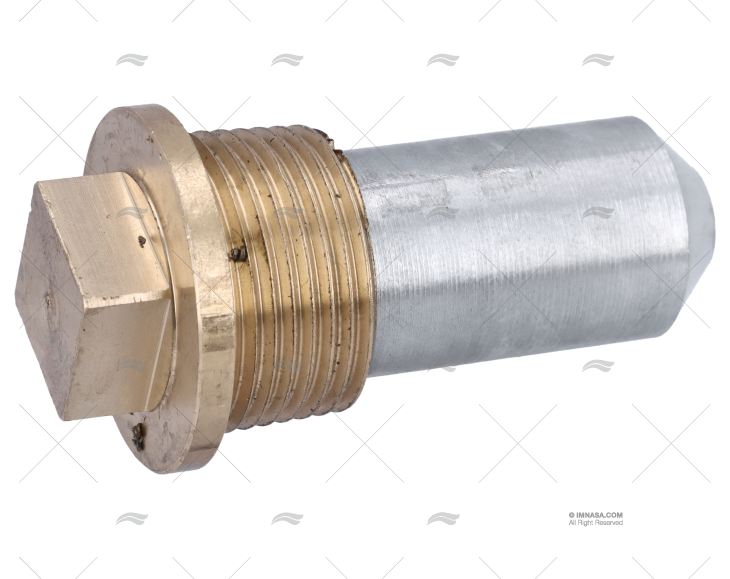 ÂNODO ZINCO EMROSCADO VOLVO 1" GAS x 1/2 GUARDIAN