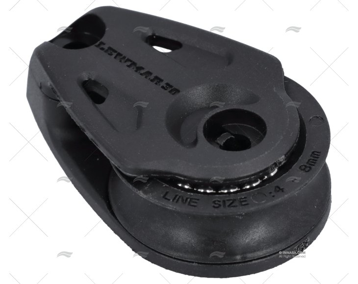 RECOVERY PULLEY T3 BLACK LEWMAR