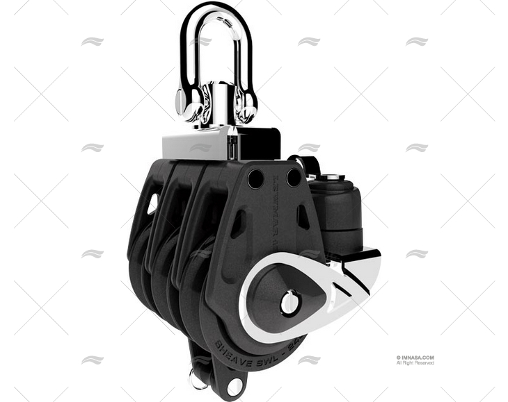 PULEGGIA CONTROLLO 40mm TRIPLA C/RONDELLA. E STROZZASCOTTA LEWMAR