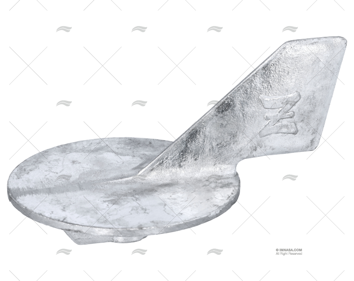 ANODE ZINC YAMAHA 123X56mm ZINETI