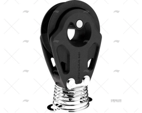 PULEGGIA CONTROLLO SEMPLICE 30mm C/BASE VERT.BK LEWMAR