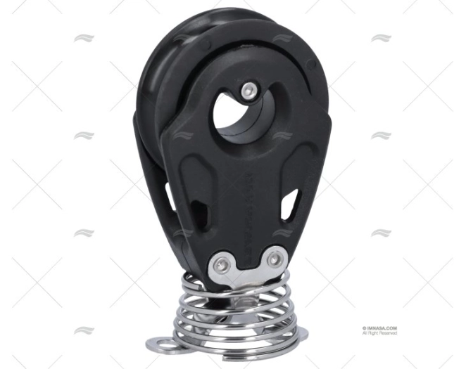 PULEGGIA COMANDO 40mm SINGOLA BASE VERT. BK LEWMAR