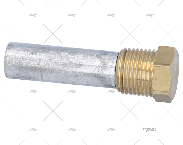 ÂNODO ZINCO YANMAR/CUMINS RESFRIADOR 1/2"G ZINETI
