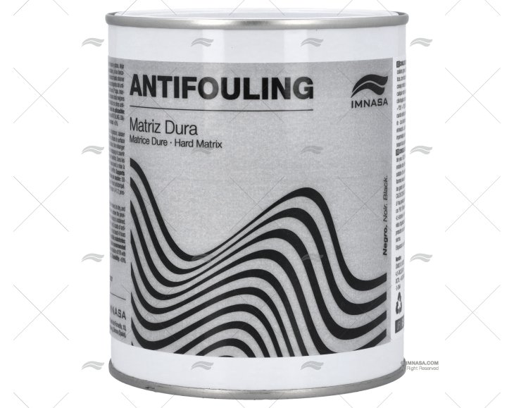 ANTIVEGETATIVO BASE DURA PRETO  0,75L IMNASA