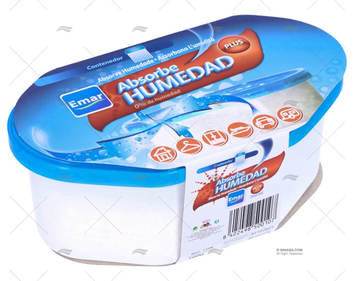 Contenedor absorbe humedad + 1 recambio 230 gr