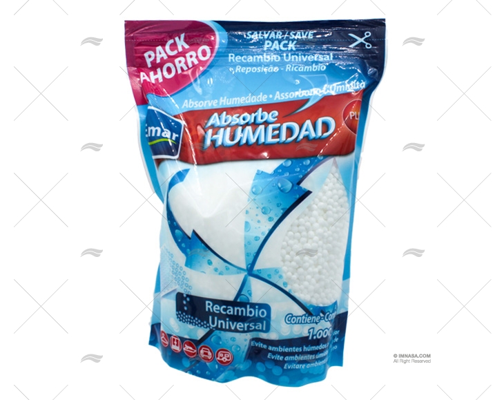 ASSORBE UMIDITÀ 1000gr RICAMBIO