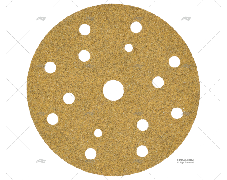 DISCO P  80 LIXA 15 FUROS.150mm. 100U 3M