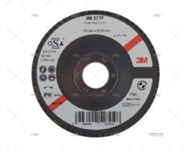 SHEETS DISC 577F125mm/FLAT P40 10U 3M