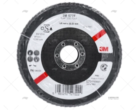 DISCO LAMELLARE 577F 125mm/PIATTO P80 10PZ 3M
