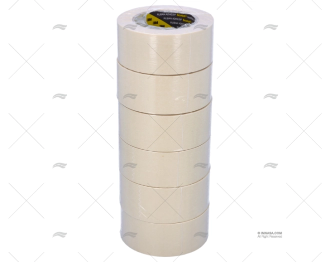 WHITE MASKING TAPE 48mmx50m (6 unit) 3M