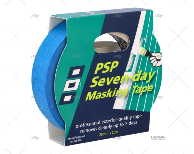 CINTA AZUL DE MASCARAR 25mmx25mt PSP TAPES