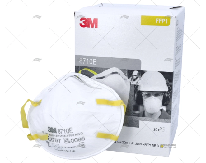 MASK 8710 20 UNITS 3M