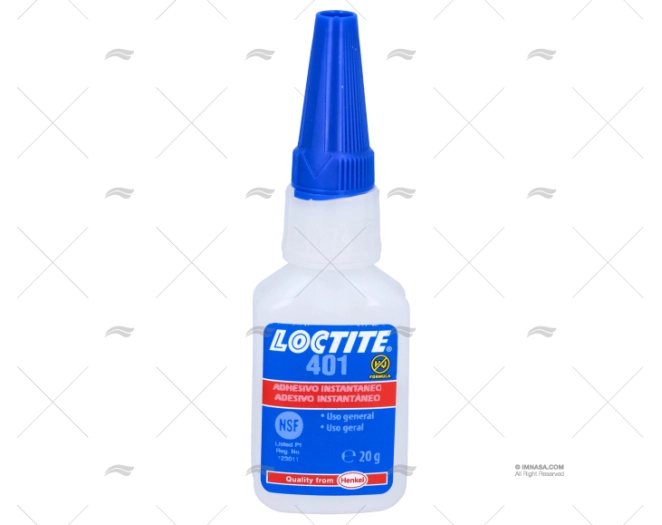 ADESIVO 401  ISTANTANEO GENERALE 20gr LOCTITE