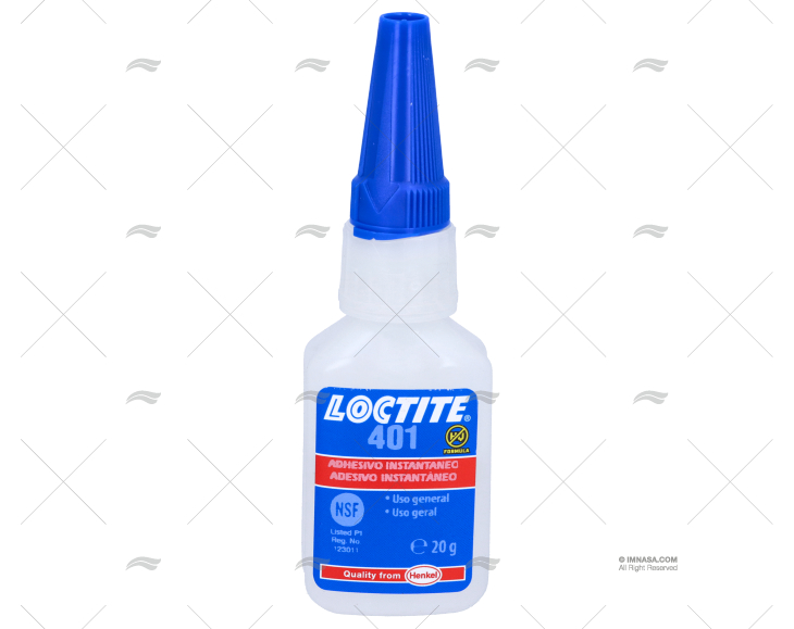 ADESIVO 401  INSTANTÂNEO GERAL 20gr LOCTITE