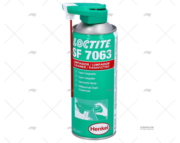 LIMPADOR 7063 MULTIUSOS 0,4L SPRAY LOCTITE